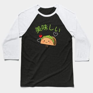 Delicious Taco v1 Baseball T-Shirt